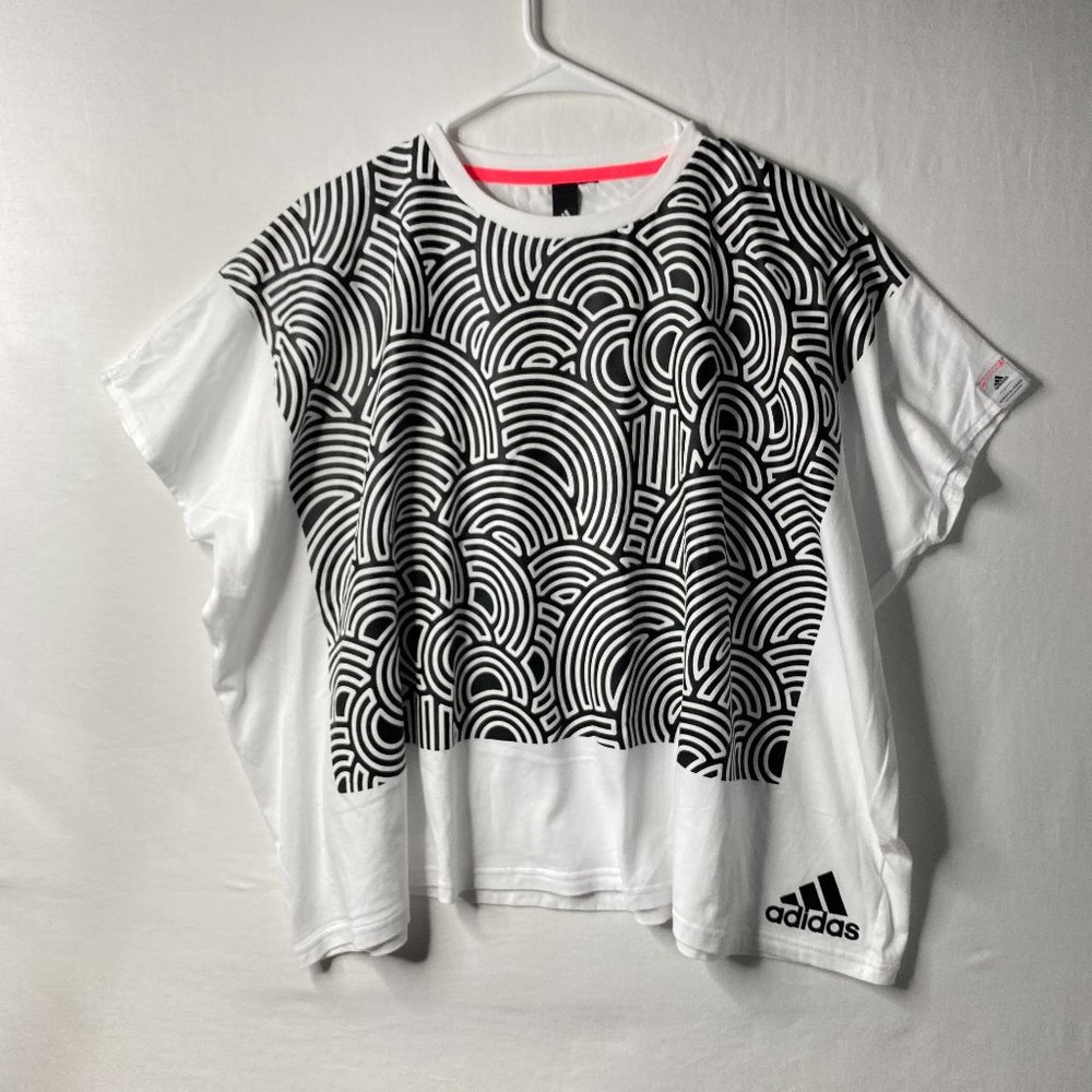 Adidas Tokyo Pack HIROCOLEDGE Womens Short Sleeve T Shirt Top HIROKO TAKAHASHI